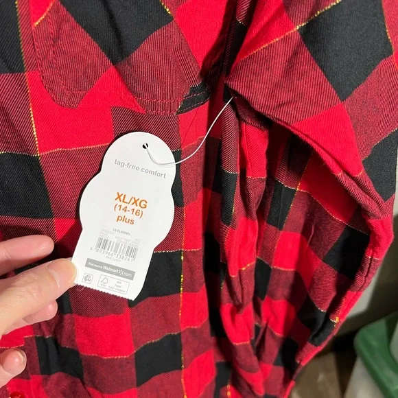 NWT LOT of 3 Plaid Flannel Wonder Nation Shirts - Picture 12 of 13